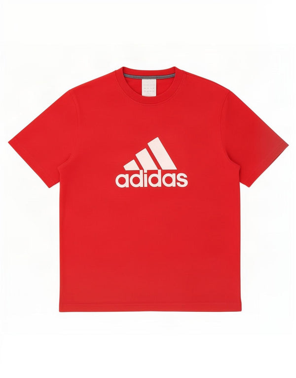 Adidas Herre grafisk T-shirt Top XL Pink Bomuld