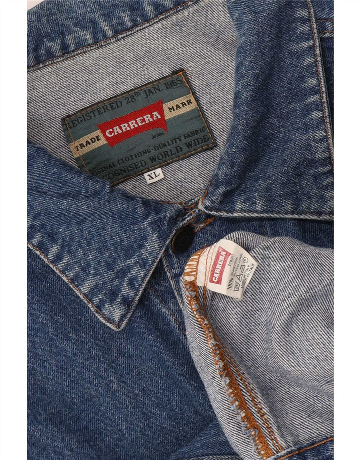 Carrera Herre denimjakke UK 42 XL Blå Bomuld