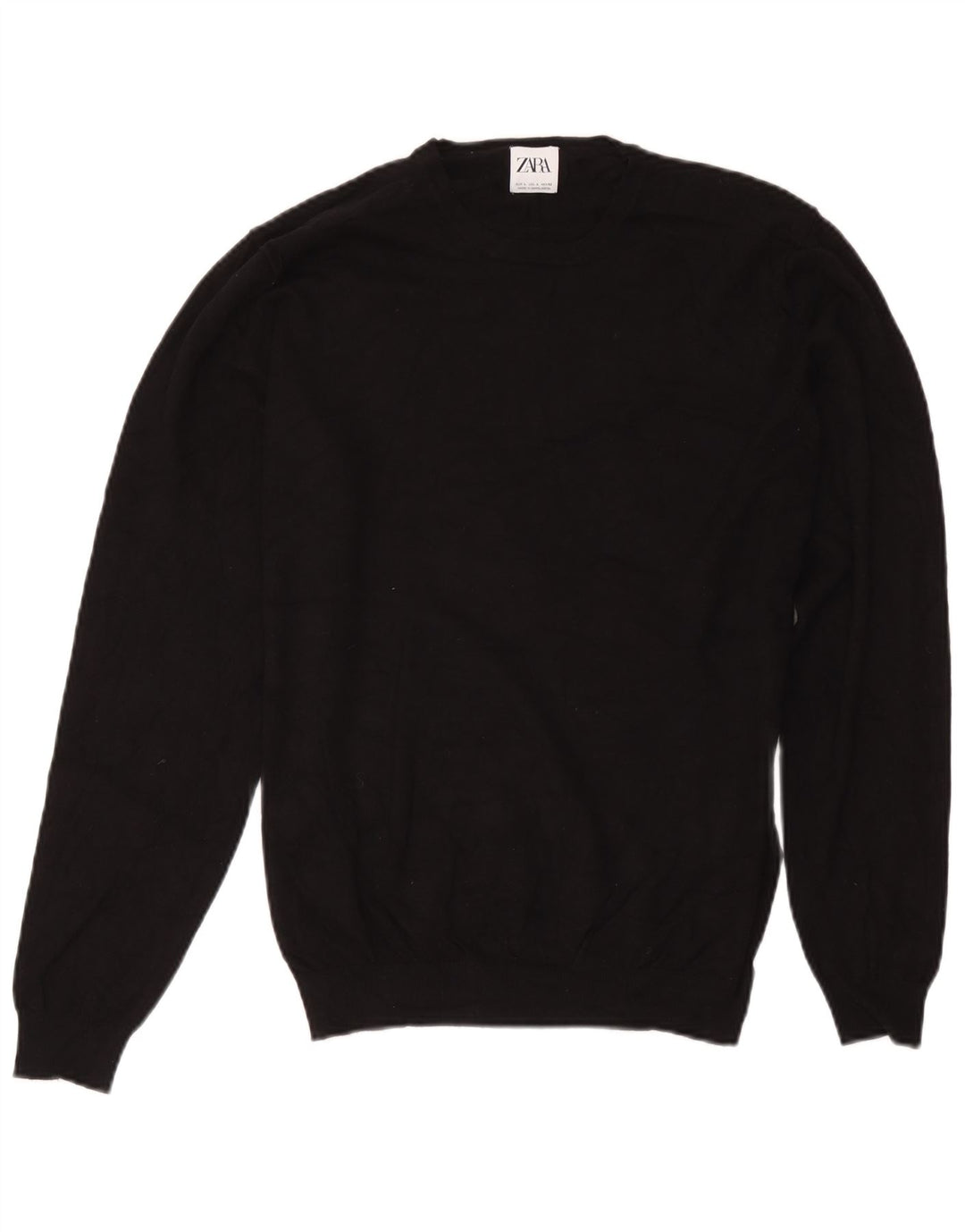 Zara Dame Jumper Sweater UK 14 Stor Sort