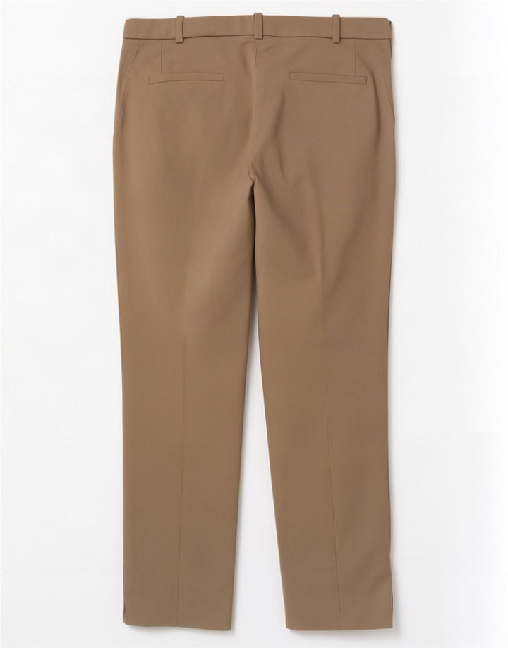 Zara Dame Slim Cropped Trousers Medium W28 L26 Beige