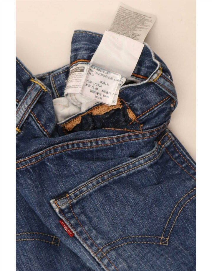 Levi's Straight Jeans til mænd W28 L32 blå bomuld