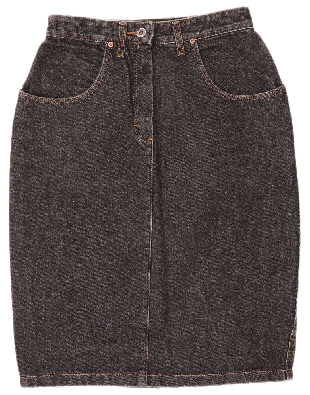 LEE Dame Denim Nederdel W26 L24 Sort Bomuld