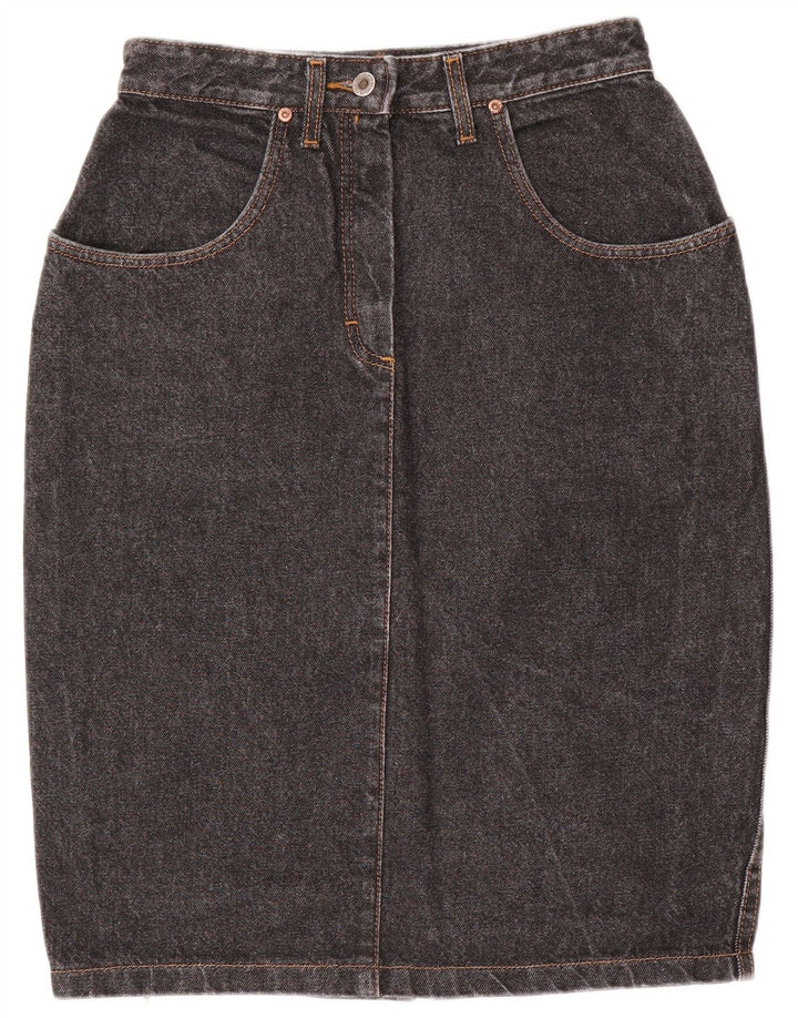 LEE Dame Denim Nederdel W26 L24 Sort Bomuld