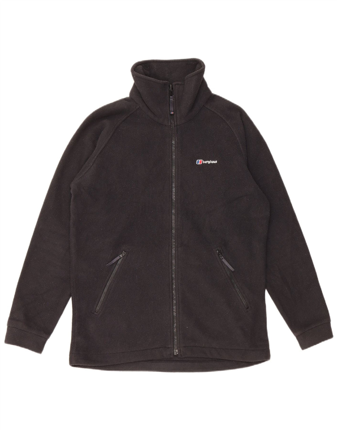 BERGHAUS Dame Oversized Fleecejakke UK 8 Small Black Polyester