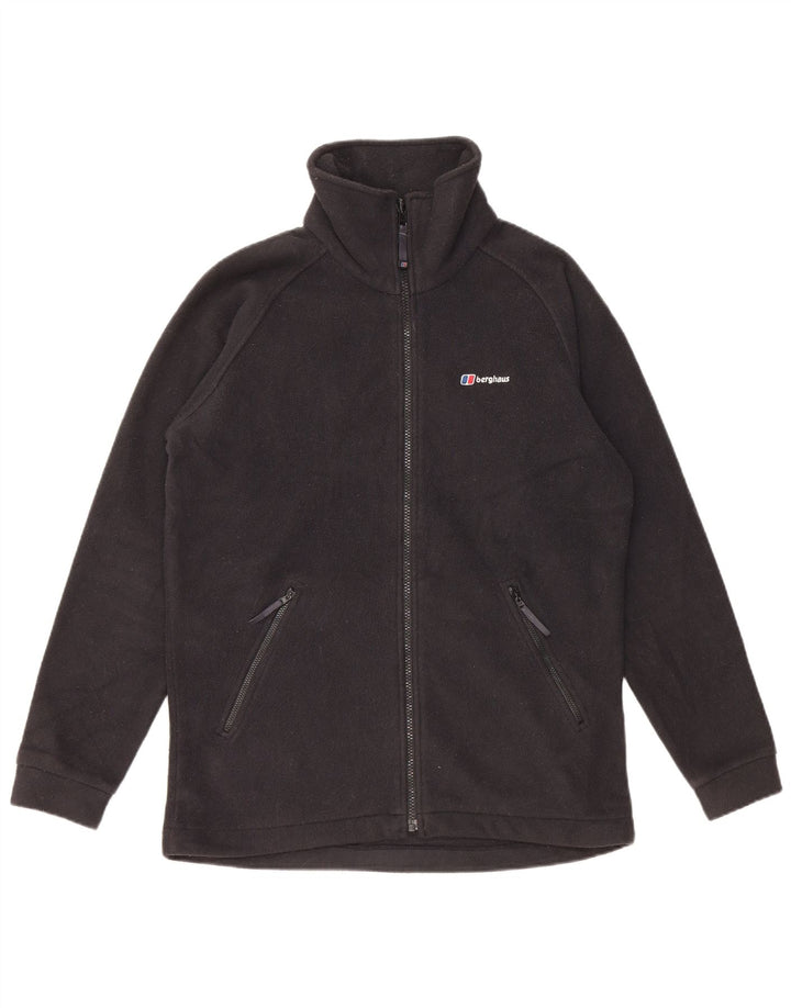 BERGHAUS Dame Oversized Fleecejakke UK 8 Small Black Polyester