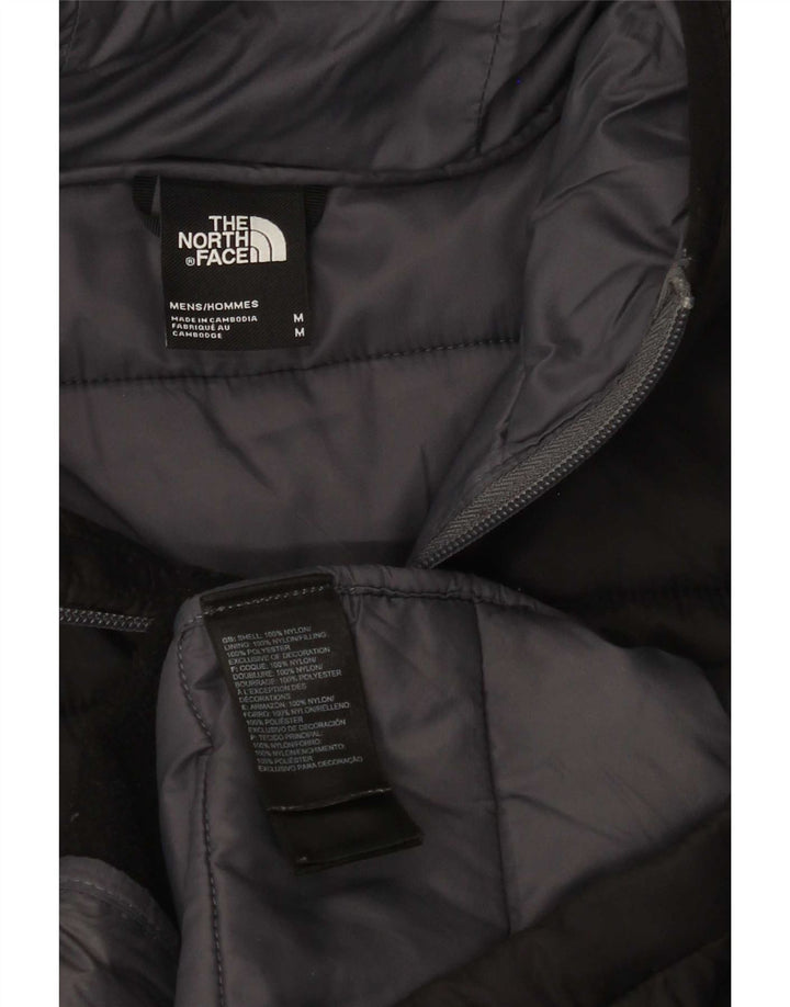 The North Face Herre hættepolstret jakke UK 38 Medium Sort Polyester