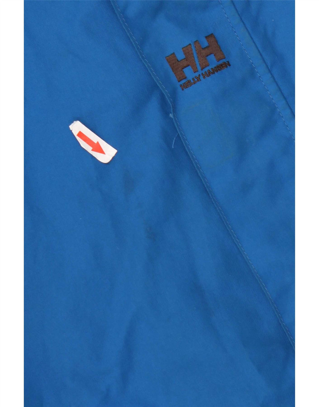 Helly Hansen Drenge Grafisk Hætte Regnjakke 13-14 År Blå Polyester