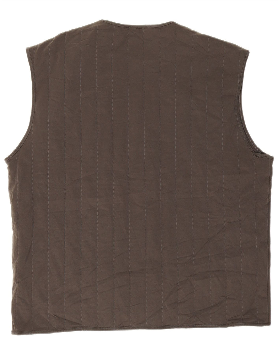 Zara Herre Polstret Gilet UK 40 Large Grå Polyester