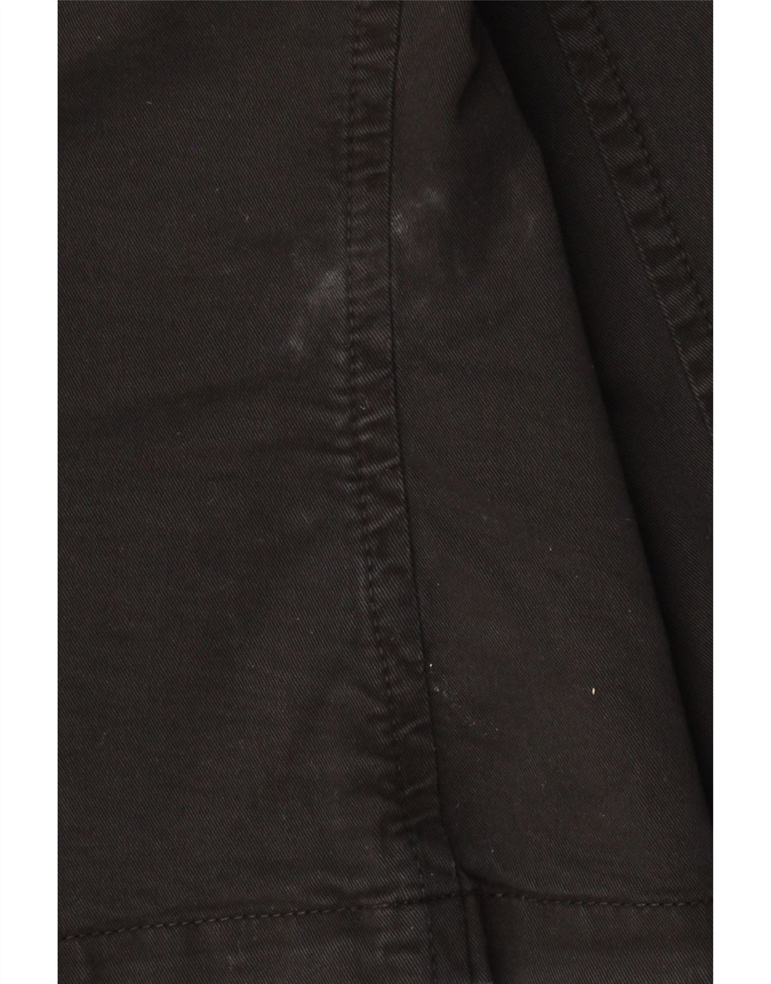 ARMANI JEANS Dame Crop 3-knaps blazerjakke IT 48 XL sort bomuld