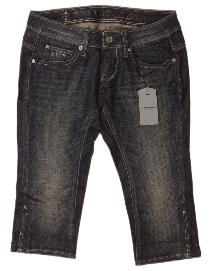 G-Star Dame Capri Jeans W28 L17 Blå Bomuld