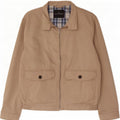 Marks & Spencer Herre Blue Harbor Bomber Jacket UK 38 Medium Beige Bomuld