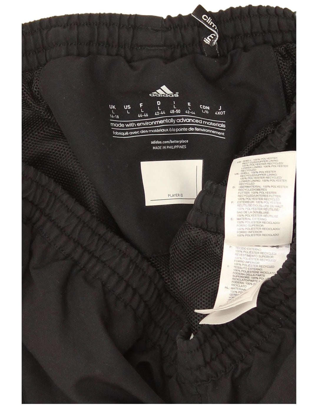 Adidas Træningsdragtsbukser til kvinder UK 16/18 Large Black Polyester