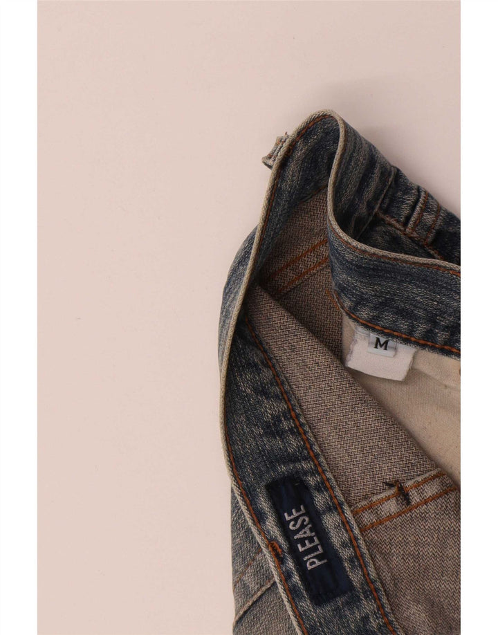 Please Dame lige jeans Medium W30 L31 Blå Bomuld