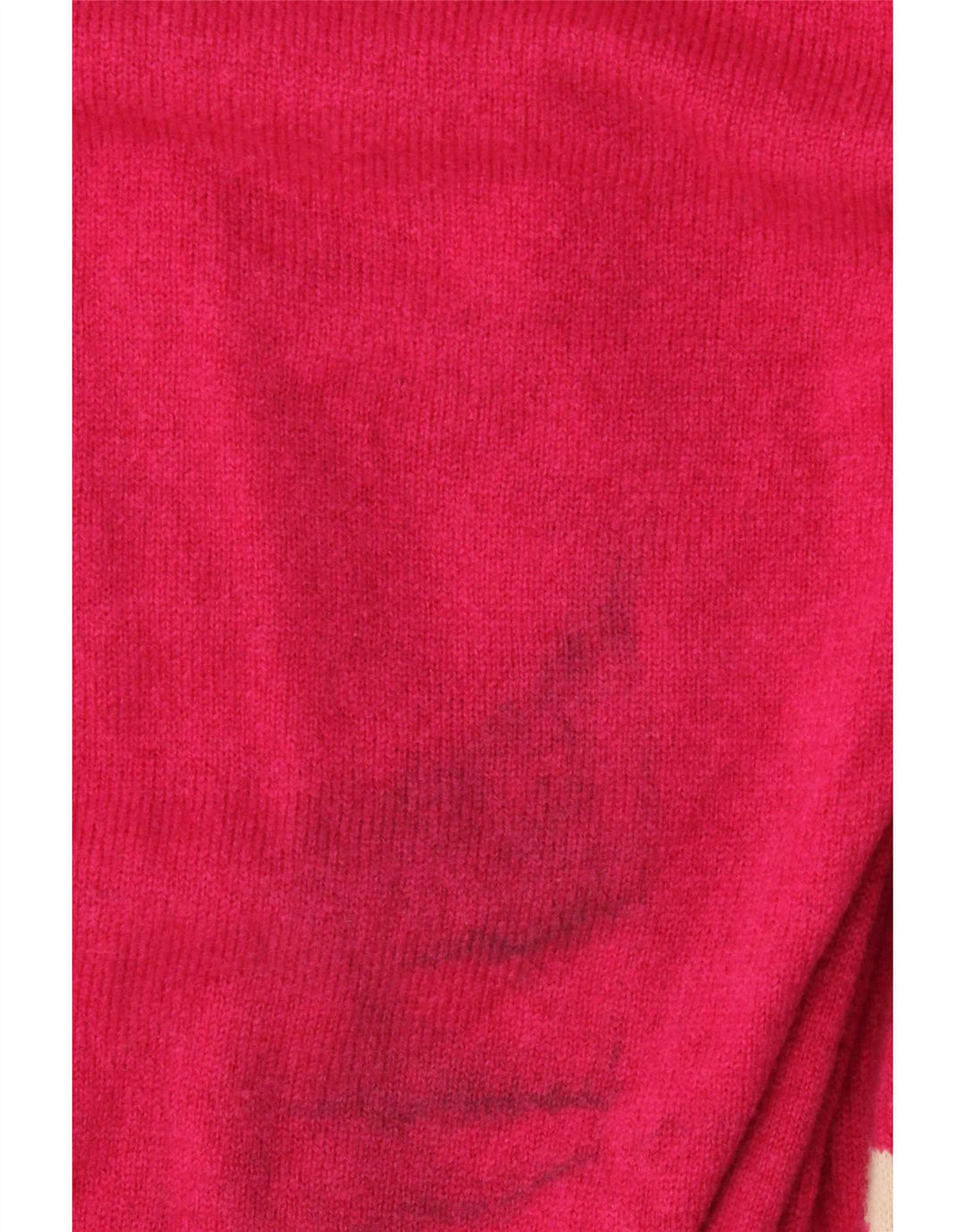 Pringle Herre V-hals sweater Medium Pink Geometrisk Uld