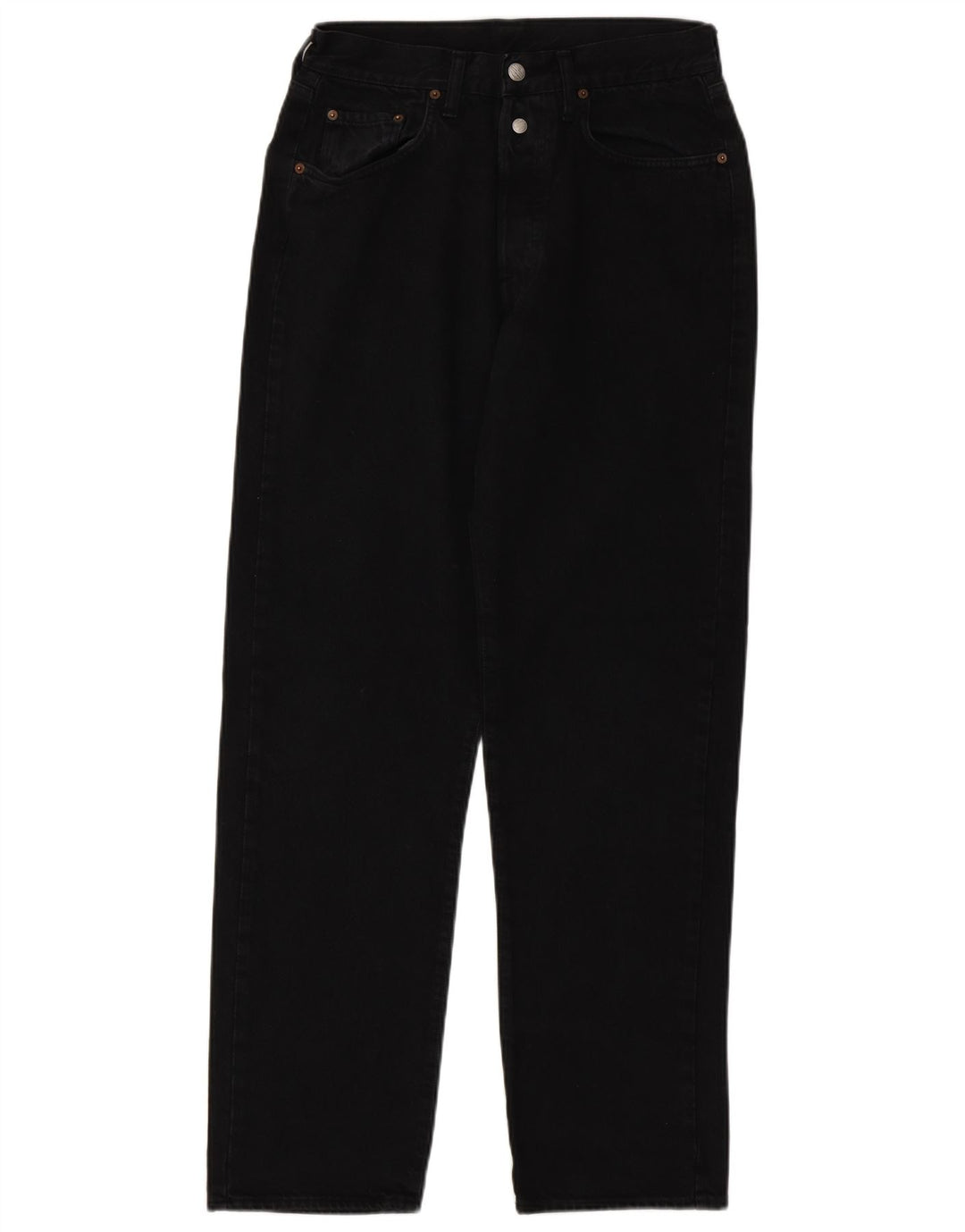 REPLAY Herre 901 Regular Fit Straight Jeans W31 L32 Sort Bomuld