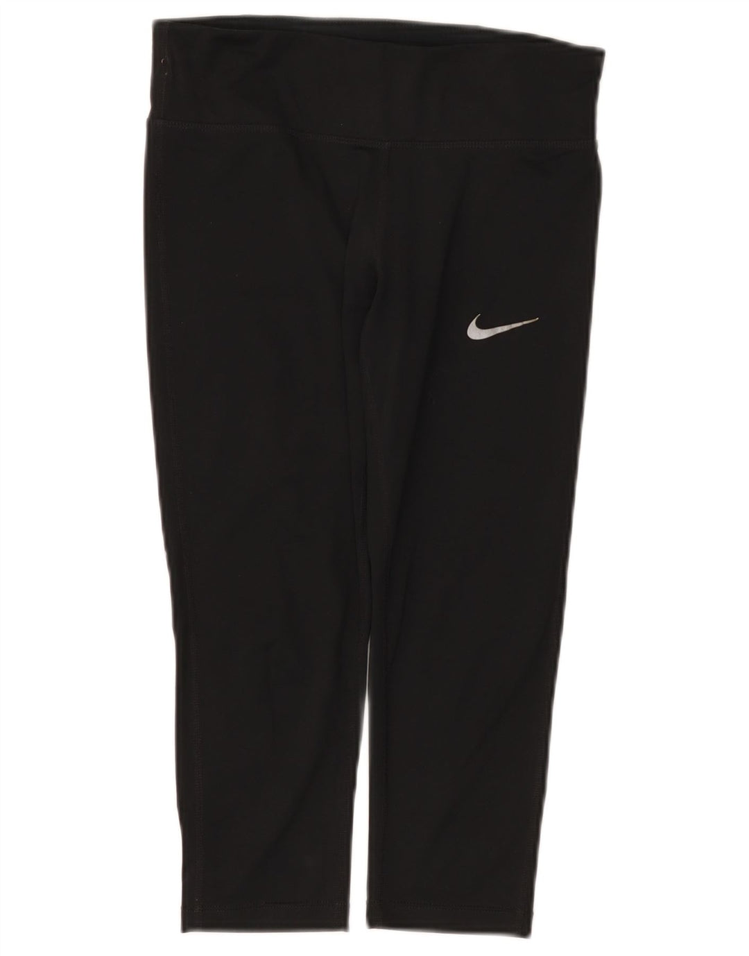Nike Dame Dri Fit Capri Leggings UK 8 Small Black