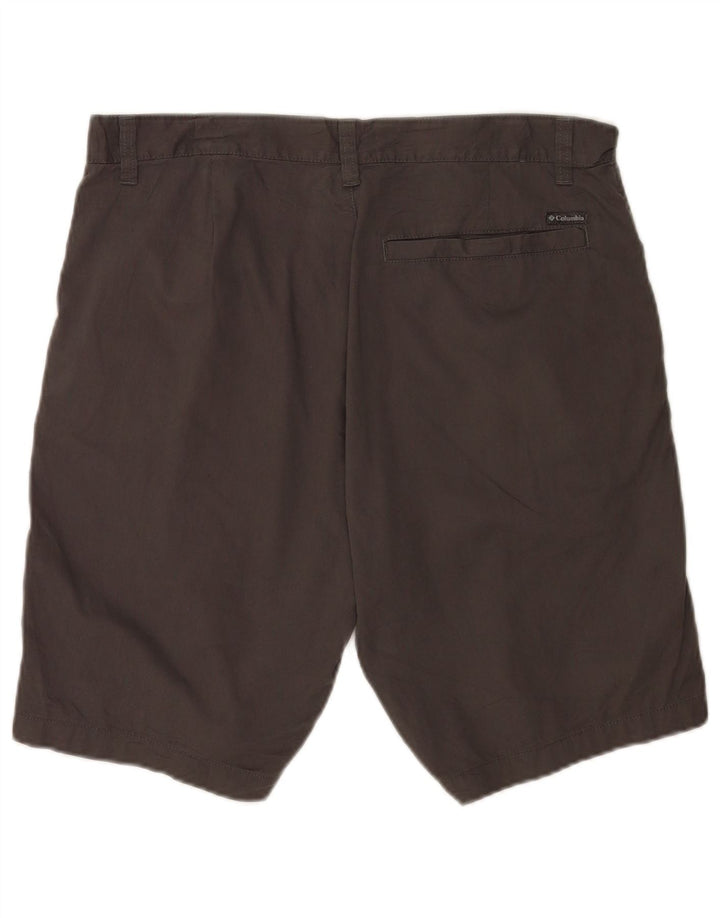 Columbia Herre Regular Chino Shorts W34 Large Grå Bomuld