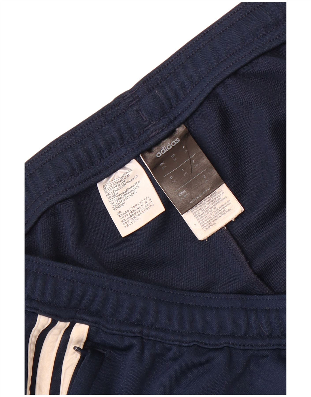 Adidas Herre Climalite træningsdragt bukser 2XL marineblå polyester