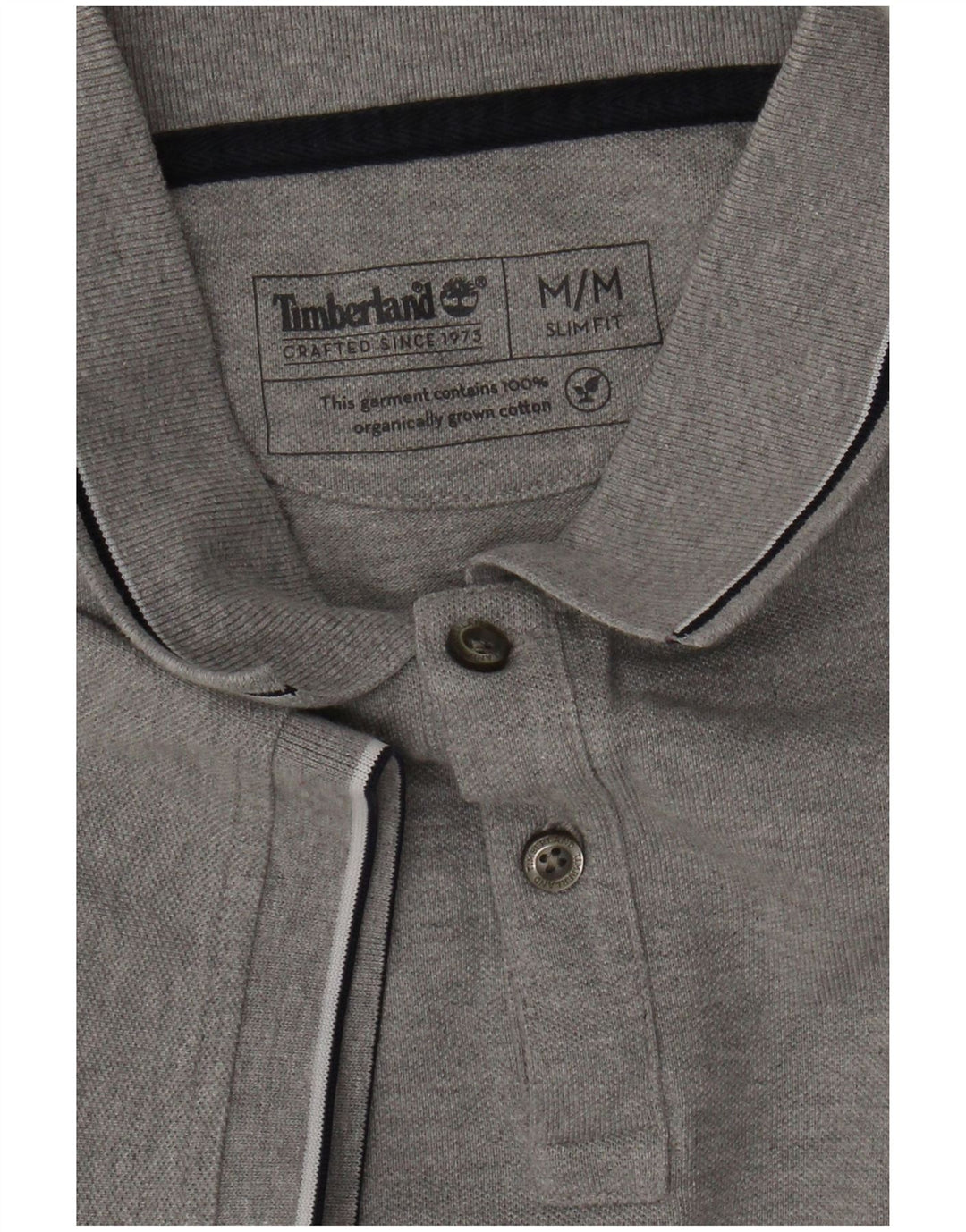 Timberland Herre Slim Fit Polo Shirt Medium Grey Bomuld