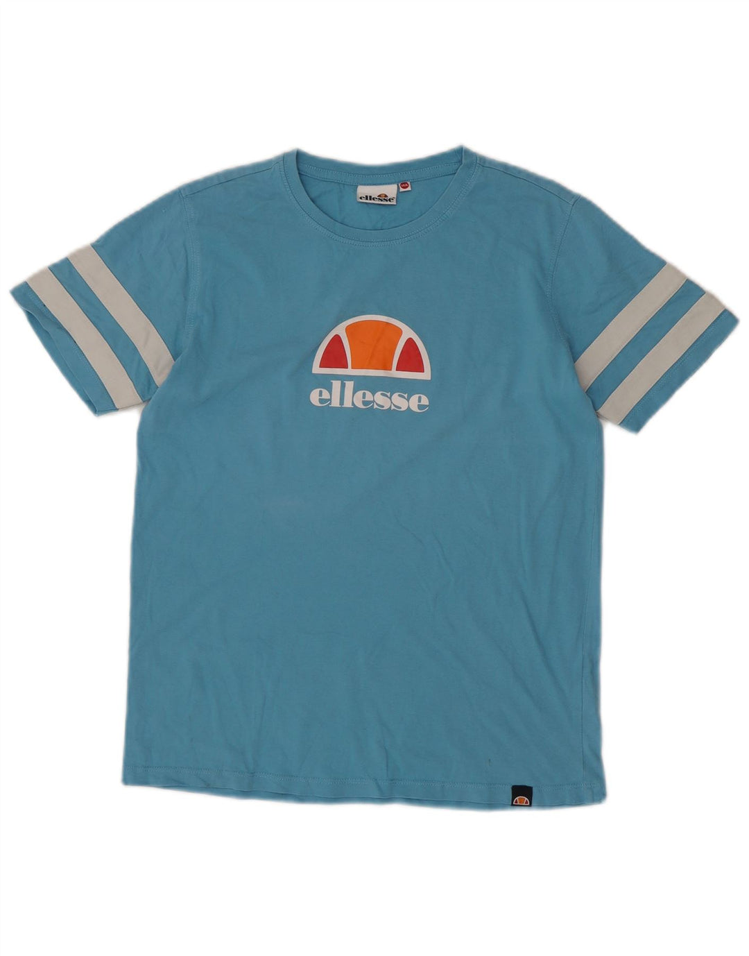 Ellesse Boys Grafisk T-Shirt Top 13-14 År Blå Bomuld