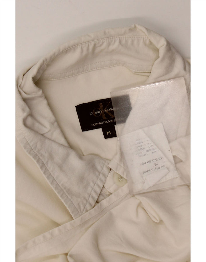 Calvin Klein Herreskjorte Medium Hvid Bomuld