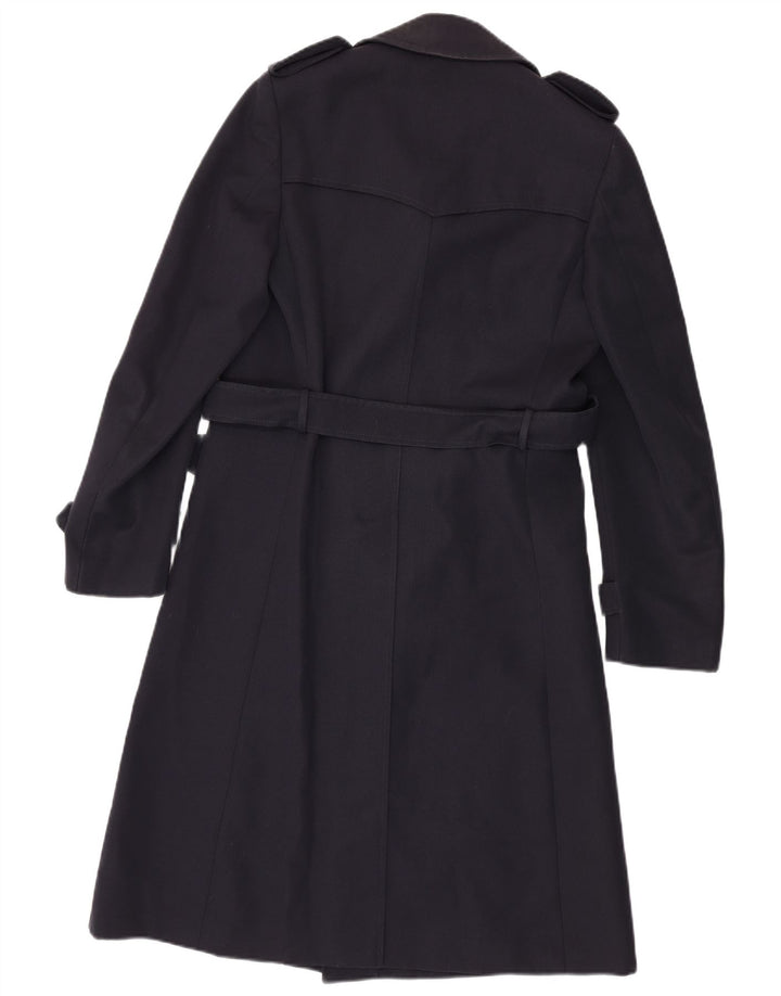 Salco Dame Trench Coat UK 10 Small Navy Blue