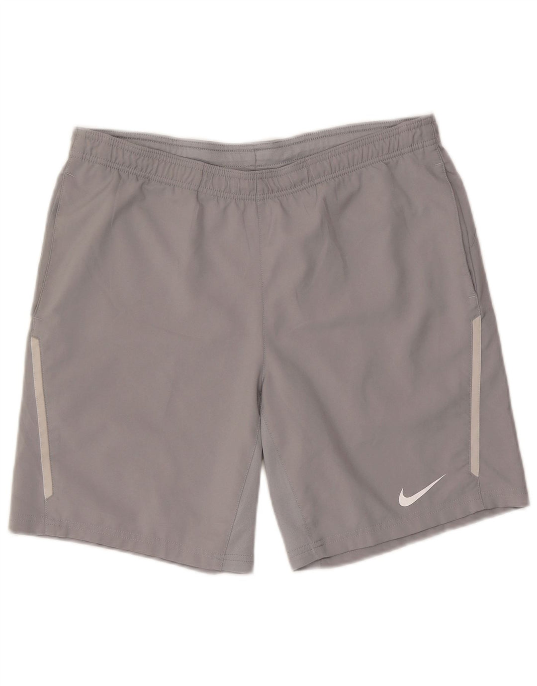 Nike Herre Dri Fit sportsshorts mellemgrå polyester