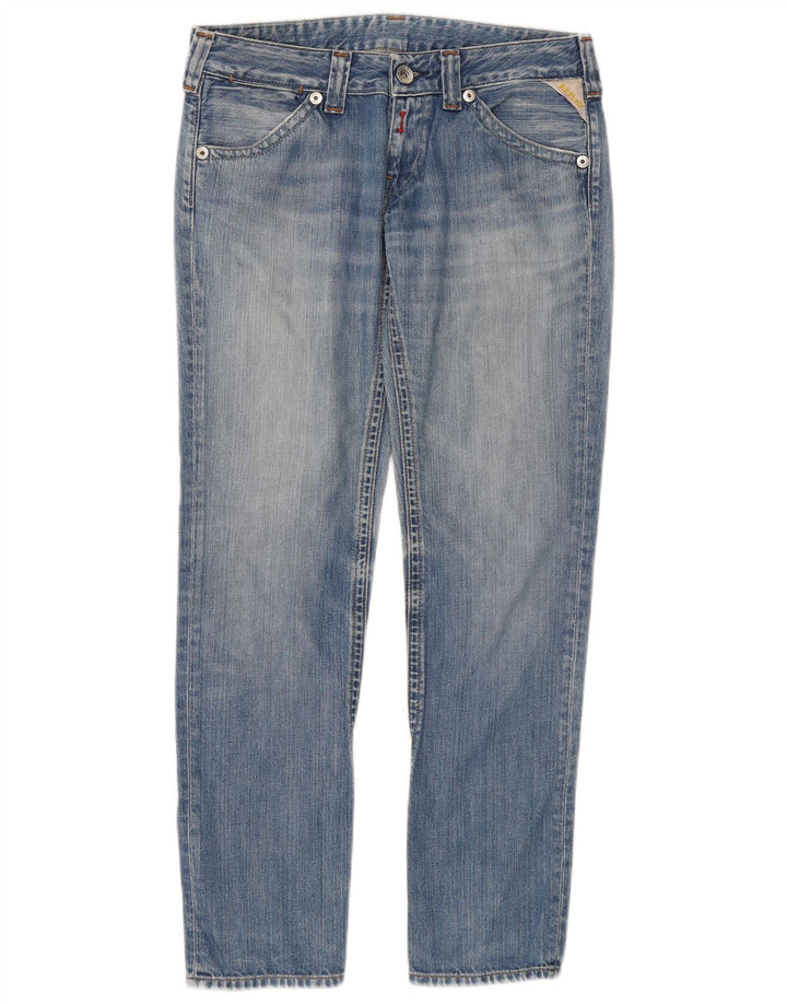 Replay Dame Slim Jeans W29 L30 Blå Bomuld