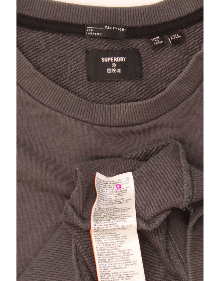 Superdry Sweatshirt Jumper til mænd 2XL Grå