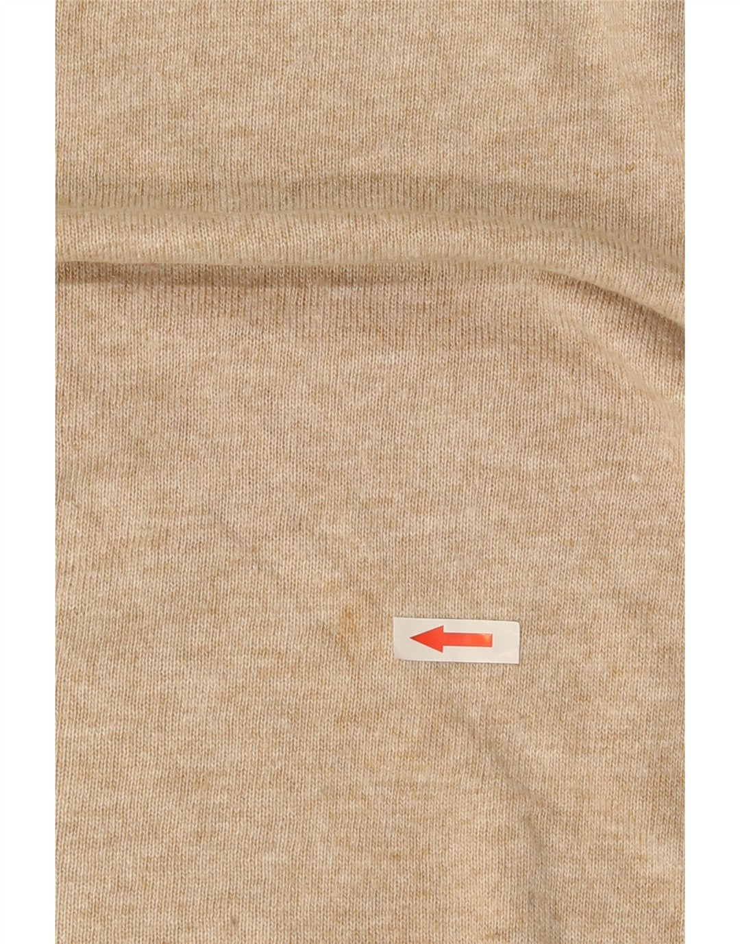 Marks & Spencer Dame Grafisk Boat Neck Jumper Sweater UK 12 Medium Beige