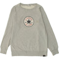 CONVERSE Mens Graphic Sweatshirt Jumper Small Grey Cotton Vintage Converse and Second-Hand Converse from Messina Hembry 