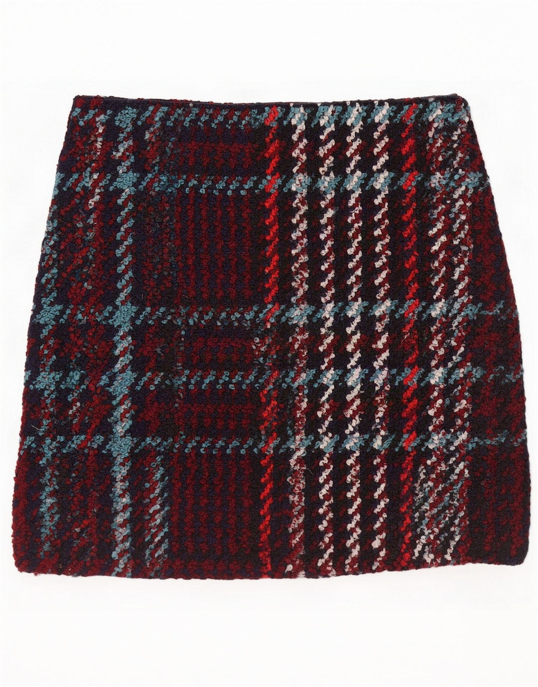 Marks & Spencer Dame Mini-nederdel UK 16 Large W34 Multicolored Check