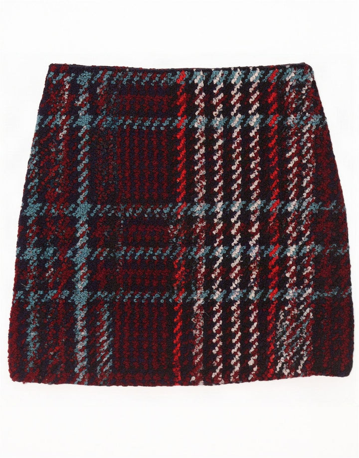 Marks & Spencer Dame Mini-nederdel UK 16 Large W34 Multicolored Check