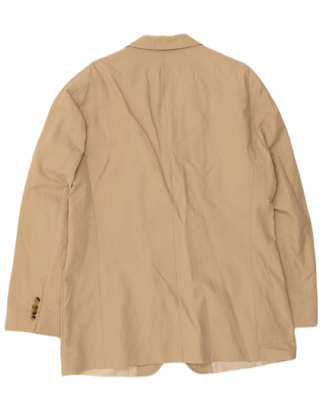 HUGO BOSS Herre 3-knaps blazerjakke EU 52 XL Beige Bomuld