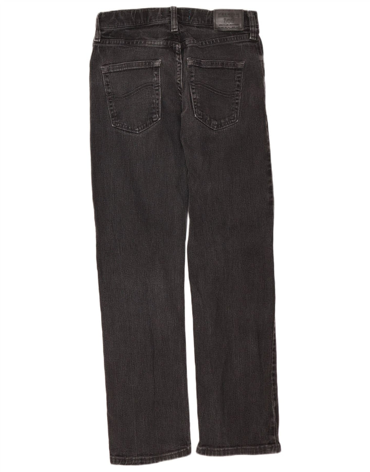 LEE Straight Jeans til drenge 13-14 år W26 L28 Sort bomuld