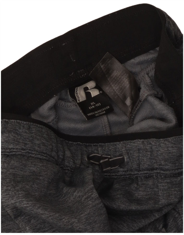 Russell Athletic Boys Træningsdragt Bukser Joggers 14-15 år XL Grå