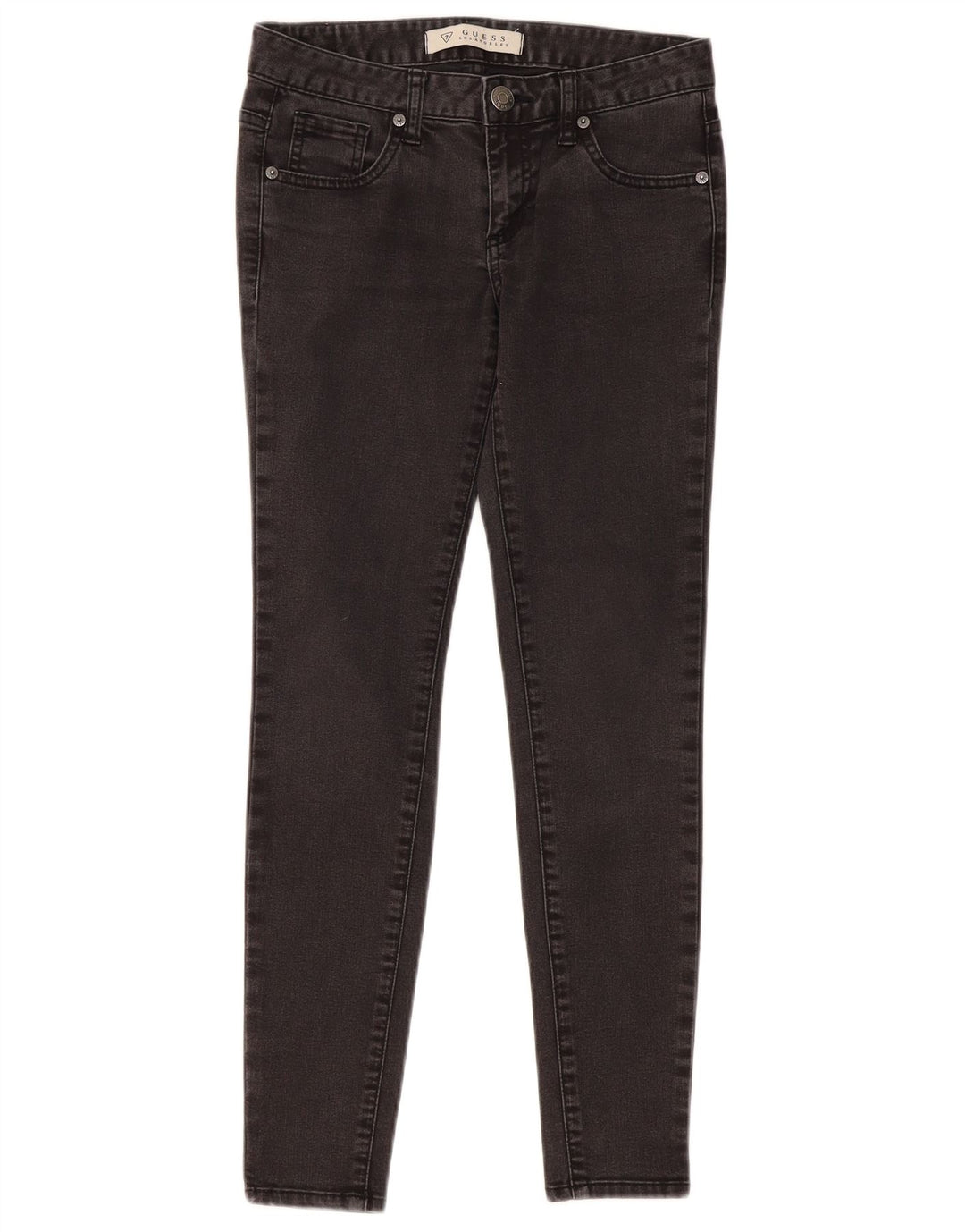 GUESS Dame Skinny Jeans W27 L28 Grå Bomuld