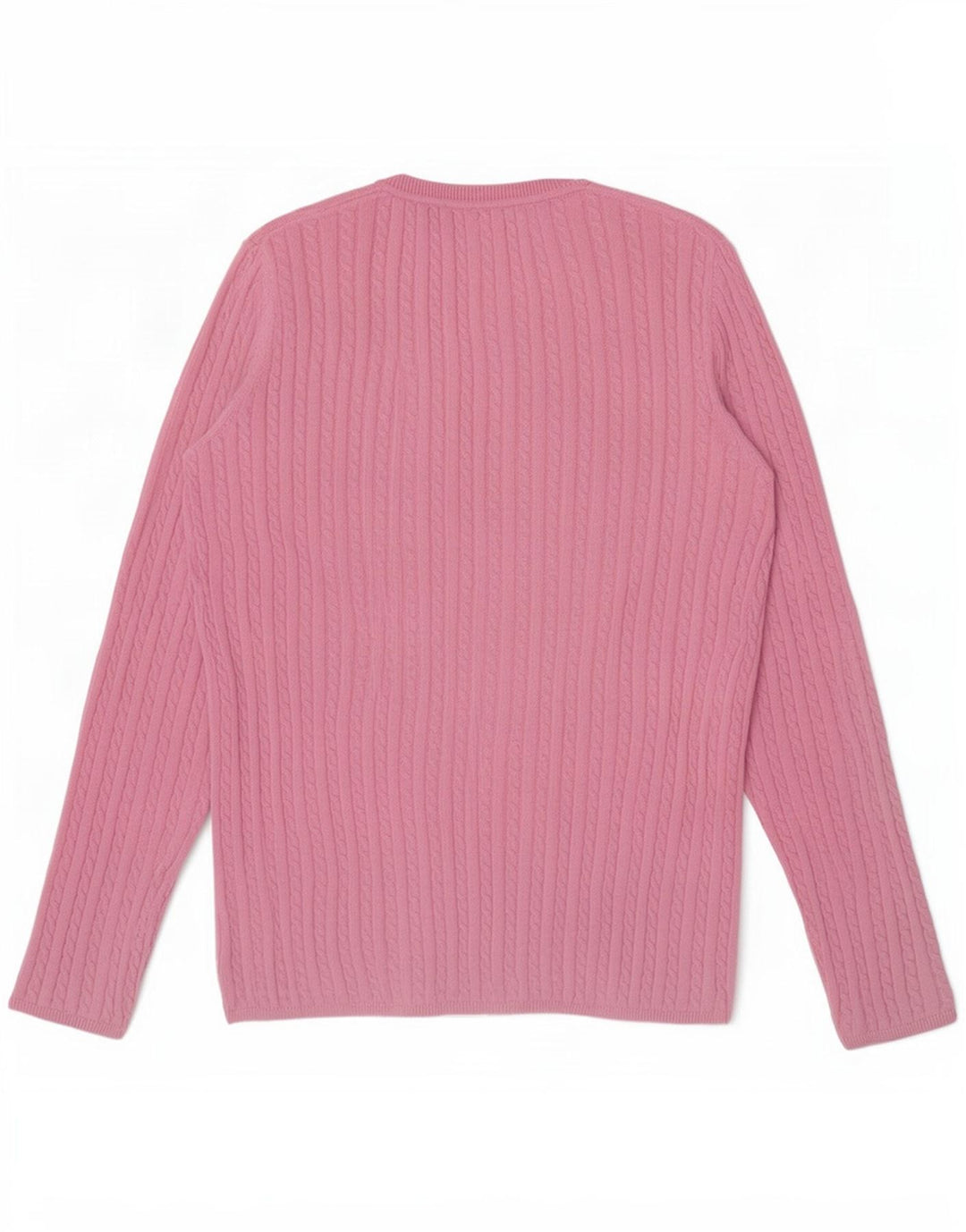 Tommy Hilfiger Herre Boat Neck Jumper Sweater Medium Pink Bomuld