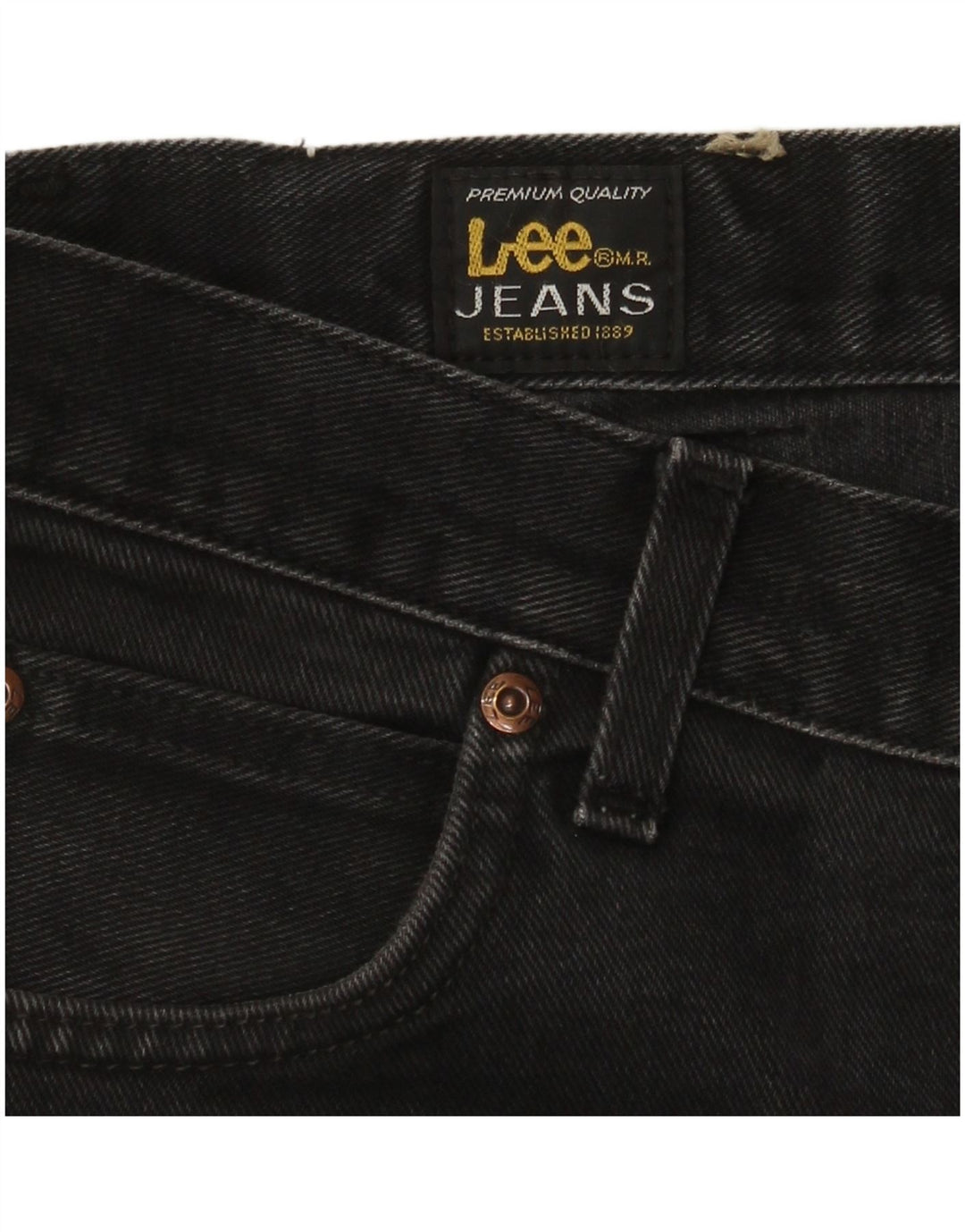 Lee Straight Jeans til mænd W32 L30 Sort