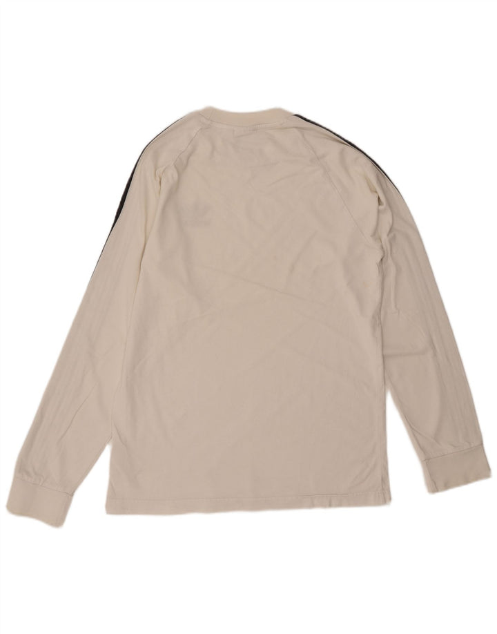 Adidas Herre Top Langærmet Medium Hvid Bomuld