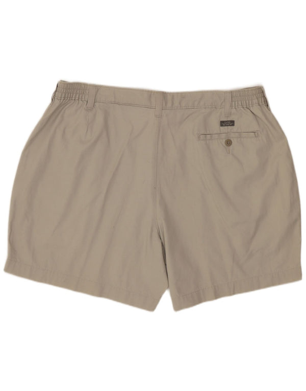 MARKS & SPENCER Herre Blue Harbor Chino Shorts W40 XL Beige Bomuld