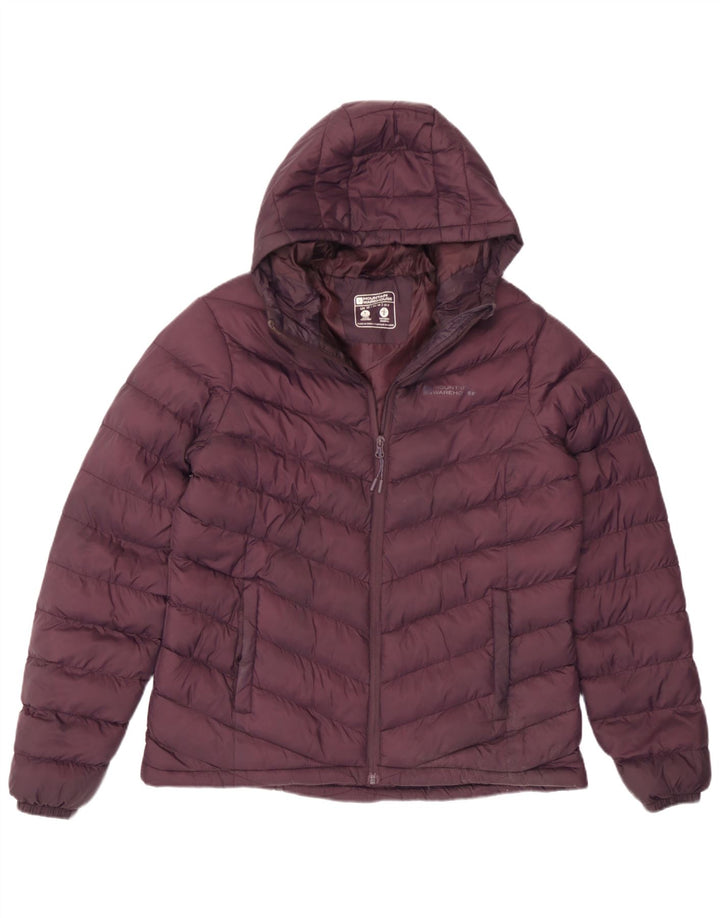 Mountain Warehouse Dame hættejakke UK 10 Small Maroon