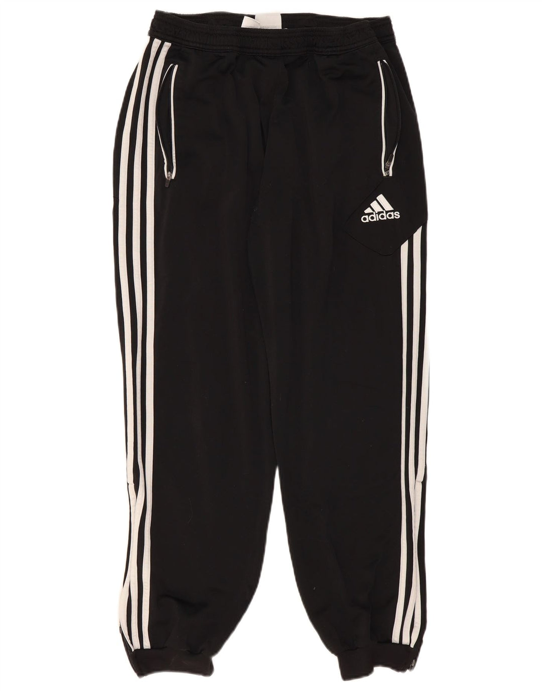 Adidas Træningsdragt til mænd Joggers UK 40/42 Medium Sort Polyester