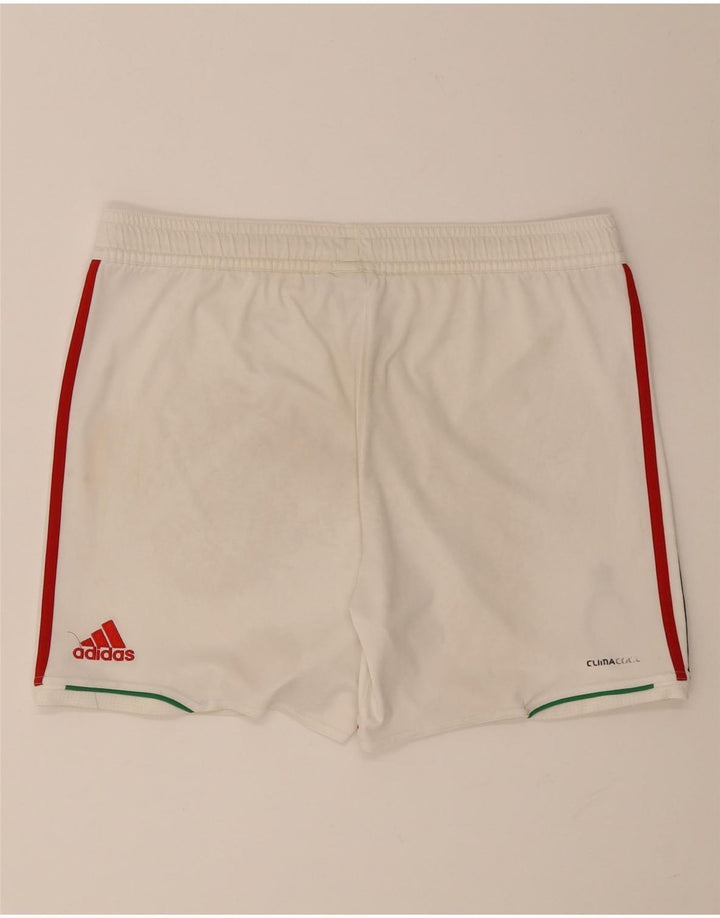 Adidas Sportsshorts til mænd Medium White Colourblock Polyester
