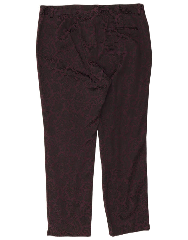Marks & Spencer Dame Moderne Casual Bukser UK 16 Large W36 L27 Purple