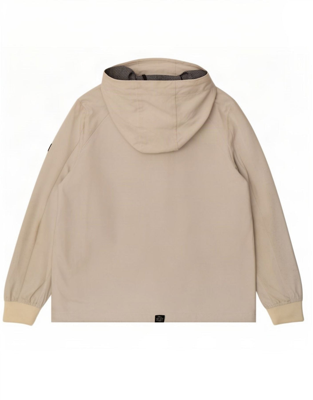 Superdry Regnjakke med hætte til kvinder UK 12 Medium White Polyester