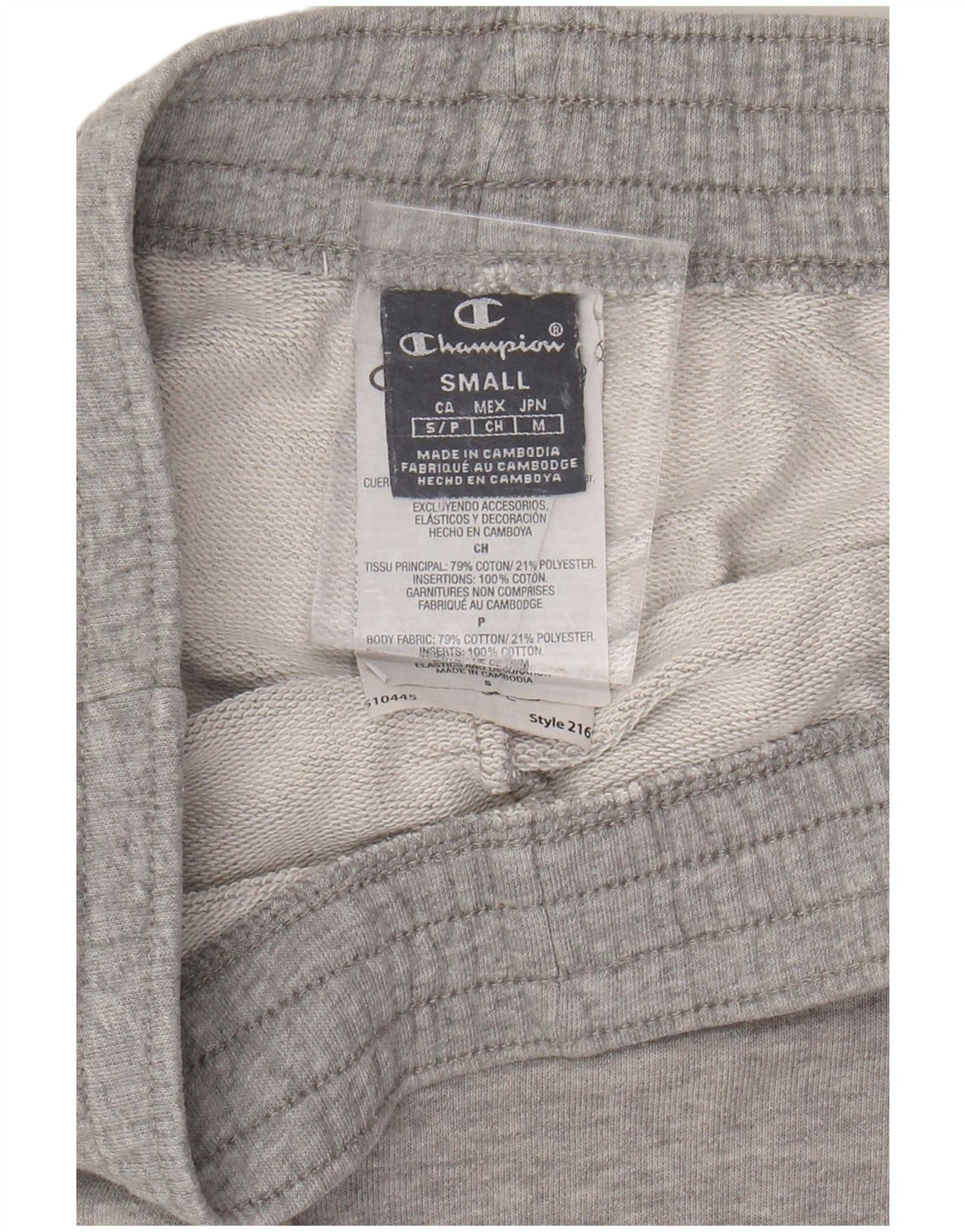 CHAMPION Sportsshorts til mænd Små grå bomuld