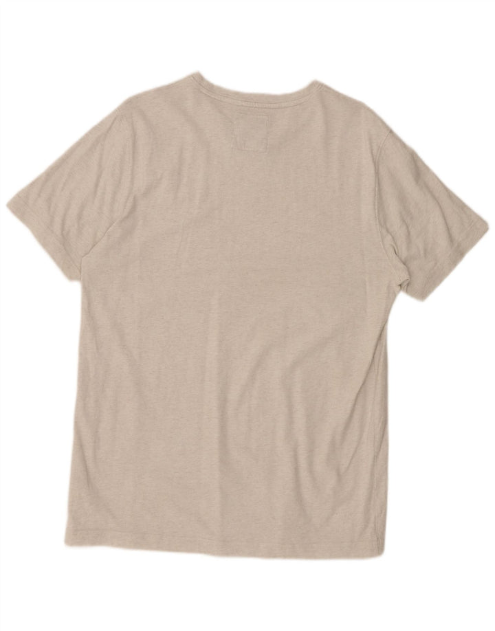 CREW CLOTHING Herre T-Shirt Top Stor Hvid Flecked