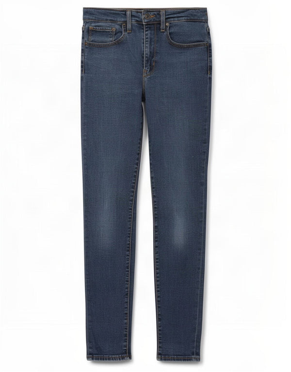 Levi's Dame High Rise Skinny Jeans W27 L30 Blå Lyocell
