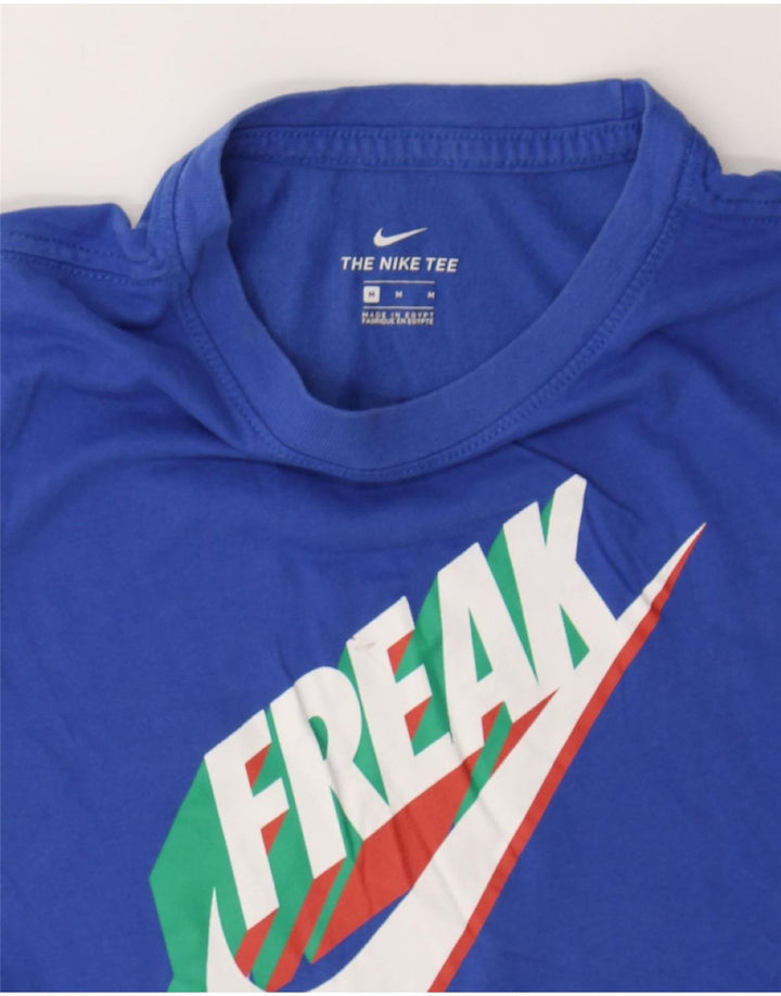 NIKE Boys Graphic T-Shirt Top 10-11 Years Medium Blue Cotton Vintage Nike and Second-Hand Nike from Messina Hembry 
